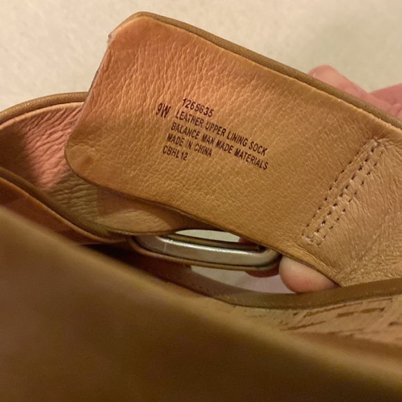 SOFFT Leather Sandals Cork Wedge Slide 9W - Picture 8 of 9